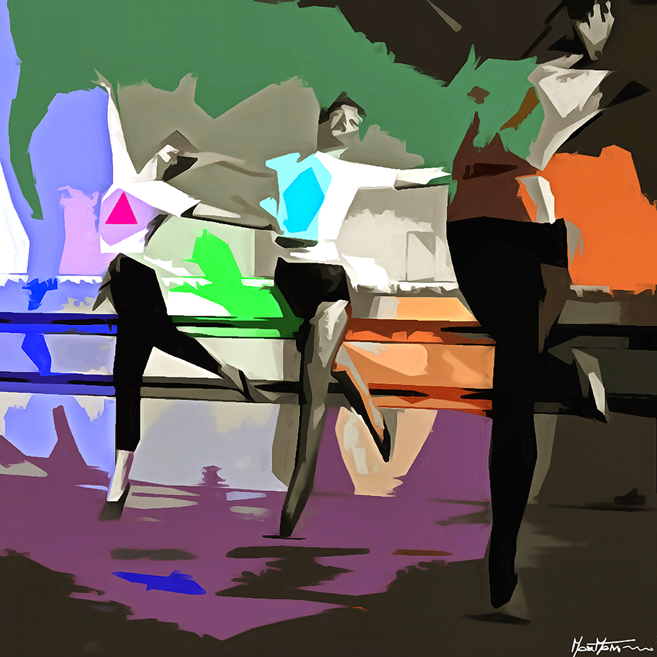 ABSTRACT PORTRAIT 27 DAP Re Acrylic FIRM